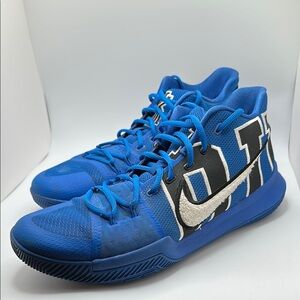 Nike Kyrie 3 Zoom Blue Black Size 12 Duke Blue Devils Athletic Shoes